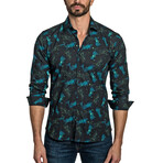 Benny Men's Long Sleeve Shirt // Black (S)