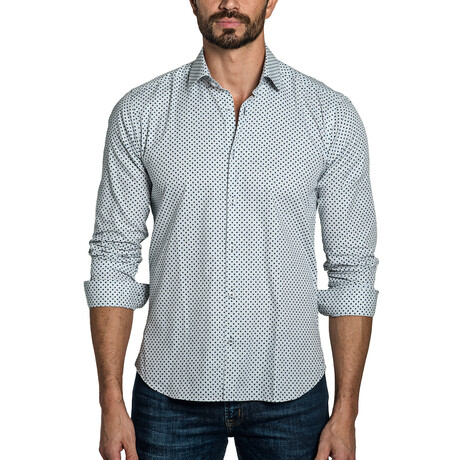 Kyler Long Sleeve Button Up Shirt // Gray (S)