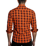 Leo Long Sleeve Button Up Shirt // Red Check (2XL)