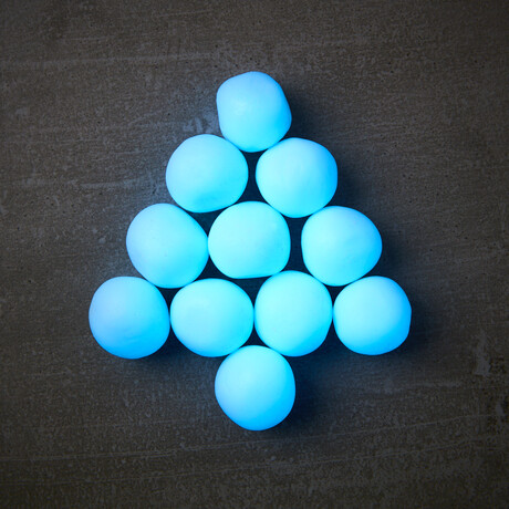 Glow in the Dark Marbles // Blue // 0.5lb