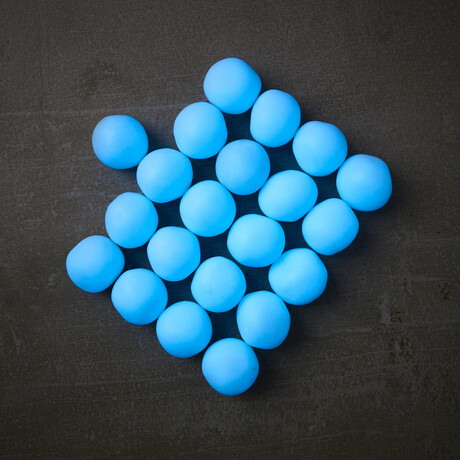Glow in the Dark Marbles // Blue // 1lb