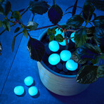 Glow in the Dark Marbles // Blue // 0.5lb
