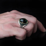 Emerald Stone // Silver + Green (9)