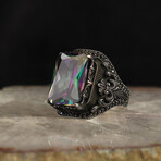 Mystic Topaz Stone V1 // Silver + Multicolor (7)