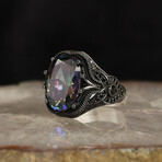 Mystic Topaz Stone V2 // Silver + Multicolor (6.5)