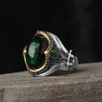 Emerald Stone // Silver + Green (7)