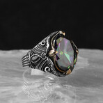 Mystic Topaz Stone V3 // Silver + Multicolor (7.5)