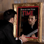 TIME Man of The Year Mirror (20"W x 16"H x 1"D)