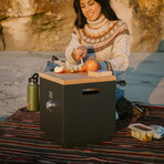 Qube Portable Gas Fire Pit + Travel Fuel Technology