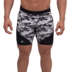 Shorts // Gray Camouflage (M)