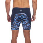 Shorts // Blue Camouflage (L)
