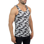 Tank Top // Gray Camouflage (L)