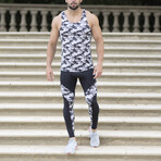 Tank Top // Gray Camouflage (L)