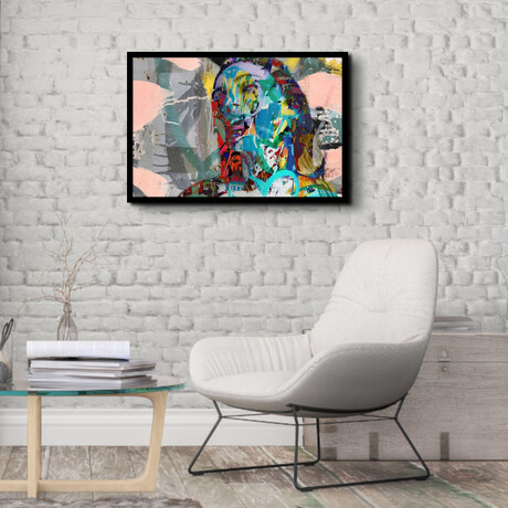 Laugh (13"H x 16"W x 2"D)