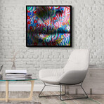 The Kiss (16"H x 13"W x 2"D)