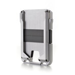 M1 Rail Wallet // Satin Silver Rails + Slate Gray Chassis