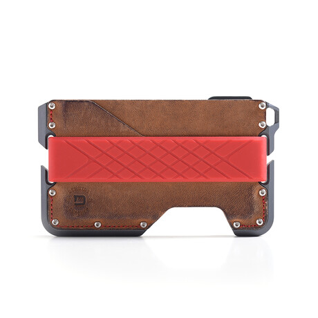 D01 Dapper Wallet // Rawhide Leather + Slate Gray Chassis