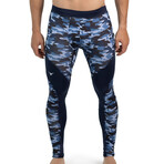 Meggings // Blue Camouflage (S)