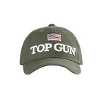 Top Gun® Logo and Flag Cap // Olive