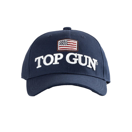 Top Gun® Logo and Flag Cap // Navy