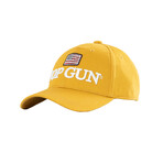 Top Gun® Logo and Flag Cap // Yellow