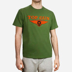 Top Gun® Embroidered Logo Tee // Green (S)