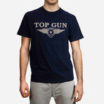 Top Gun® Embroidered Logo Tee // Navy (M)