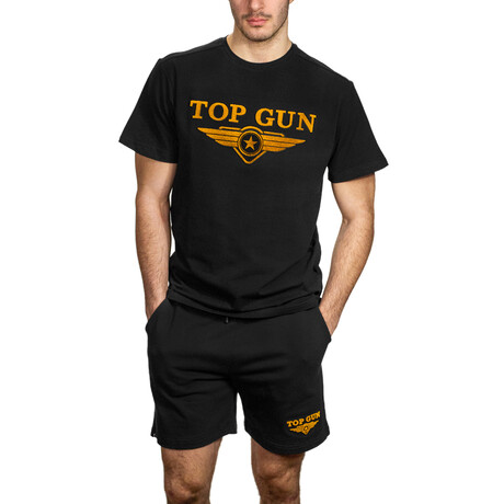 Top Gun® Embroidered Logo Tee // Black (S)