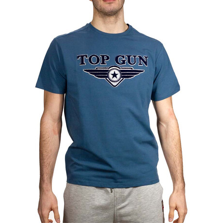 Top Gun® Embroidered Logo Tee // Teal (S)