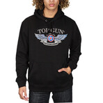 Top Gun® "Wings" Hoodie // Black (S)