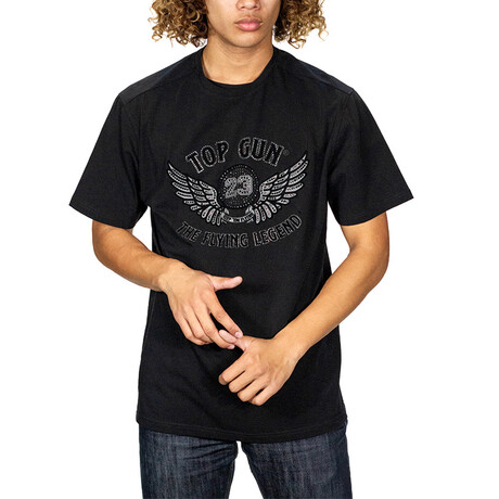 Top Gun® "Flying Legend 23" Tee // Black (S)