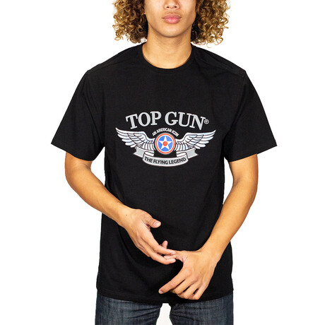 Top Gun® "Wings" Tee // Black (S)