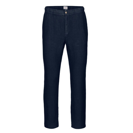 Amalfi Slim Linen Pant // Navy (L)