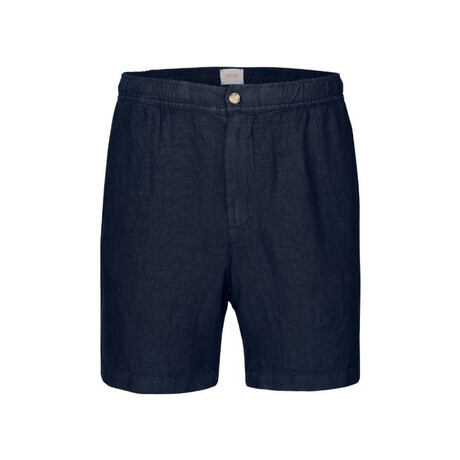 Amalfi Linen Short // Navy (L)