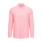 Amalfi Linen Shirt // Blush Pink (S)
