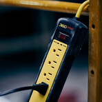 Heavy-Duty 6-Outlet Surge Strip // 8 ft.