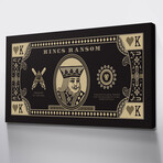 Kings Ransom // Black Card (20"W x 10"H x 1.5"D)