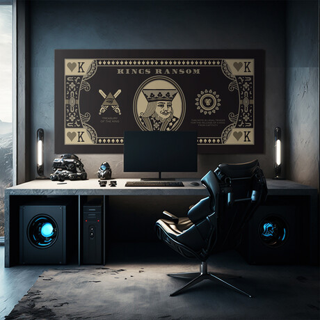 Kings Ransom // Black Card (20"W x 10"H x 1.5"D)