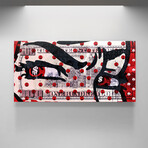 Greedy Eyes (20"W x 10"H x 1.5"D)