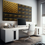 American Dream // Gold Edition (20"W x 10"H x 1.5"D)