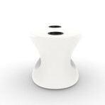 Amped Side Table // White // Single