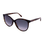 Gucci // Women's GG0377SK 002 Cat Eye Sunglasses // Havana + Havana Gray