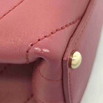 Chanel // Vstitched Chevron 2way Chain Shoulder Bag