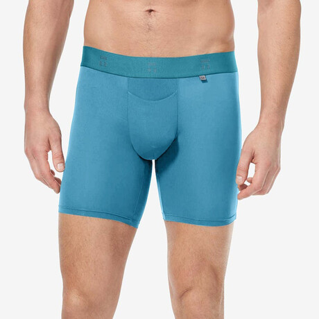 Air 6" Hammock Pouch Boxer Brief // Blue Coral (S)