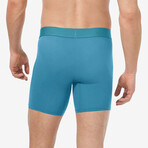 Air 6" Hammock Pouch Boxer Brief // Blue Coral (L)