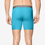 Cool Cotton 6" Boxer Brief // River Blue (S)