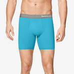 Cool Cotton 6" Boxer Brief // River Blue (S)