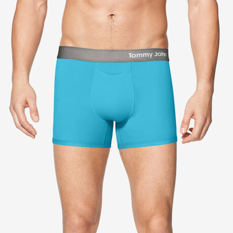 Cool Cotton 4" Boxer Brief // River Blue (S)