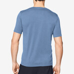 Second Skin V-Neck Tee // Bering Sea (XL)