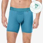 Air 6" Hammock Pouch Boxer Brief // Blue Coral (L)